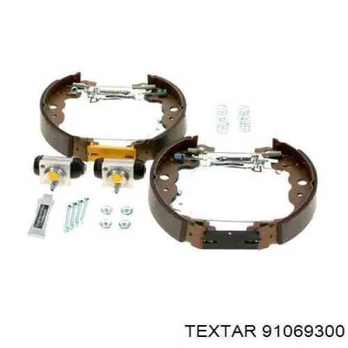 Колодки гальмові задні, барабанні 91069300 Textar