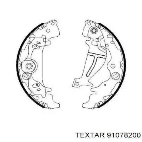 Купити 000462SX Stellox Колодки гальмові задні, барабанні