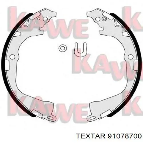 Колодки гальмові задні, барабанні Textar 91078700 ціна, від 41.22 USD