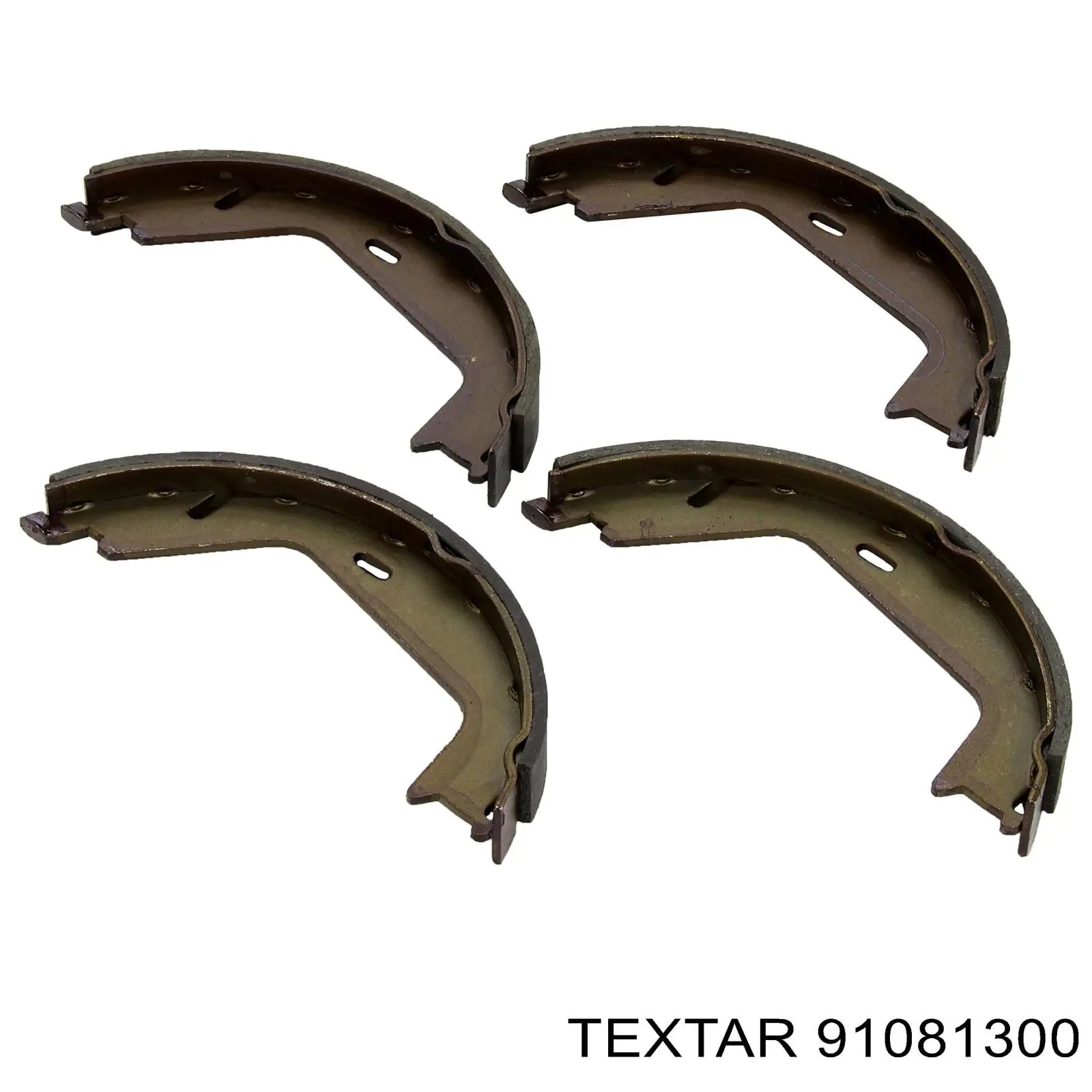 Колодки стоянкового гальма Textar 91081300