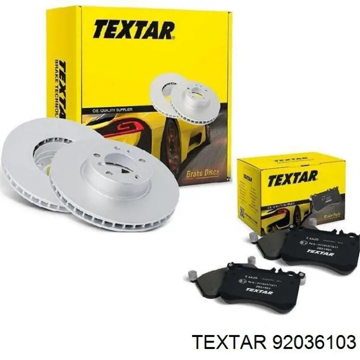 Гальмівні диски передні 92036103 Textar