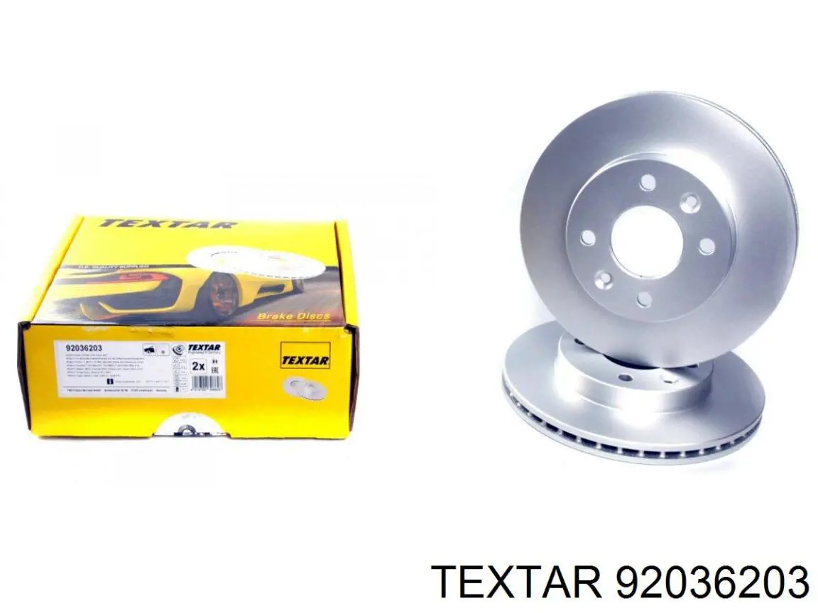 Диск переднього гальма Textar 92036203 ціна, від 20.43 USD