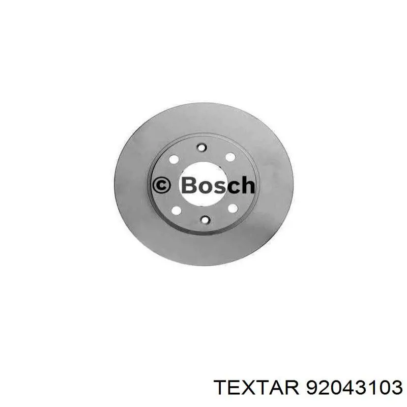 Гальмівні диски передні 92043103 Textar