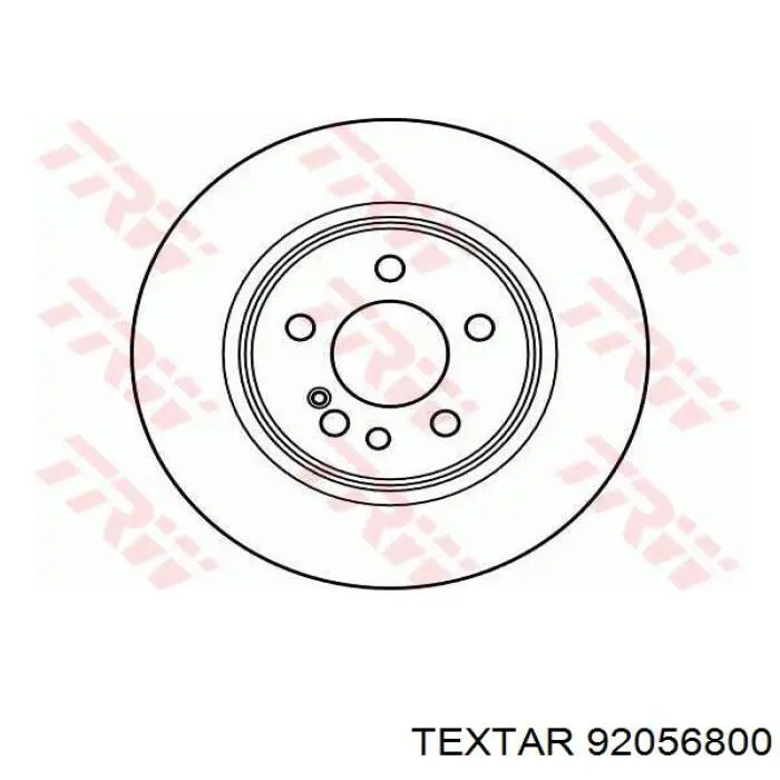 Гальмівні диски 92056800 Textar