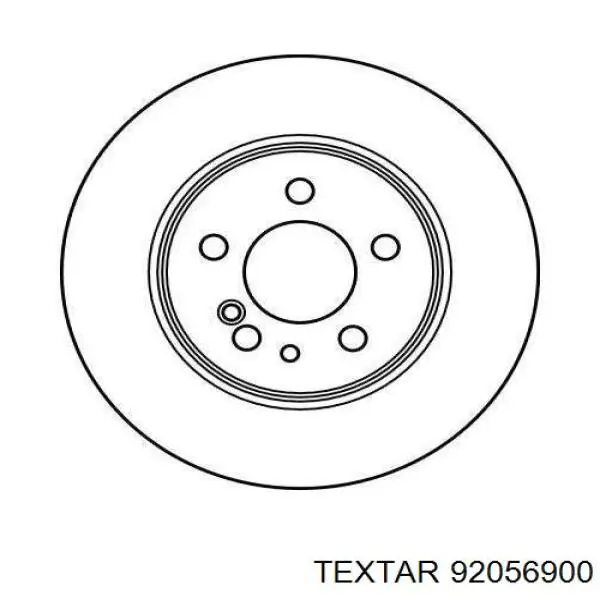 Гальмівні диски 92056900 Textar