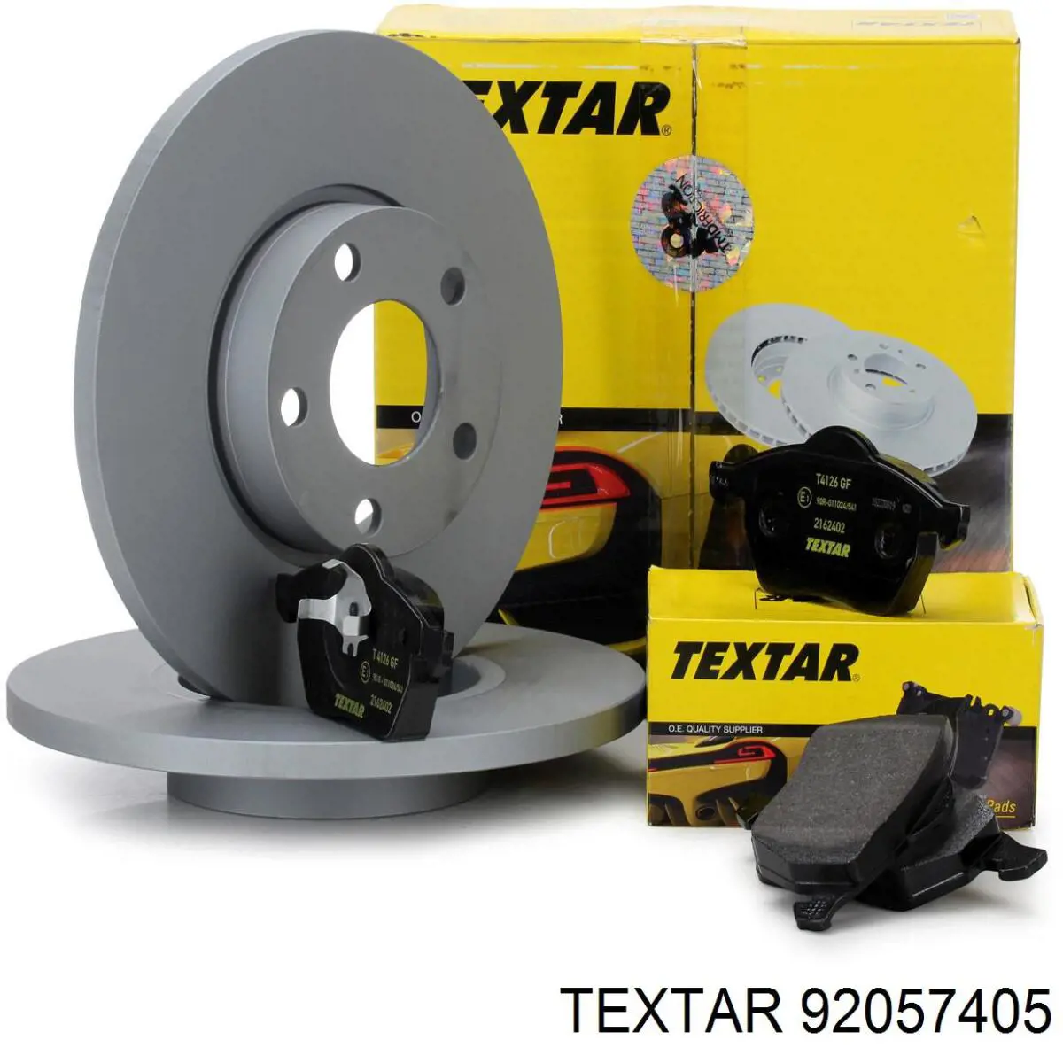 Диск гальмівний передній Textar 92057405