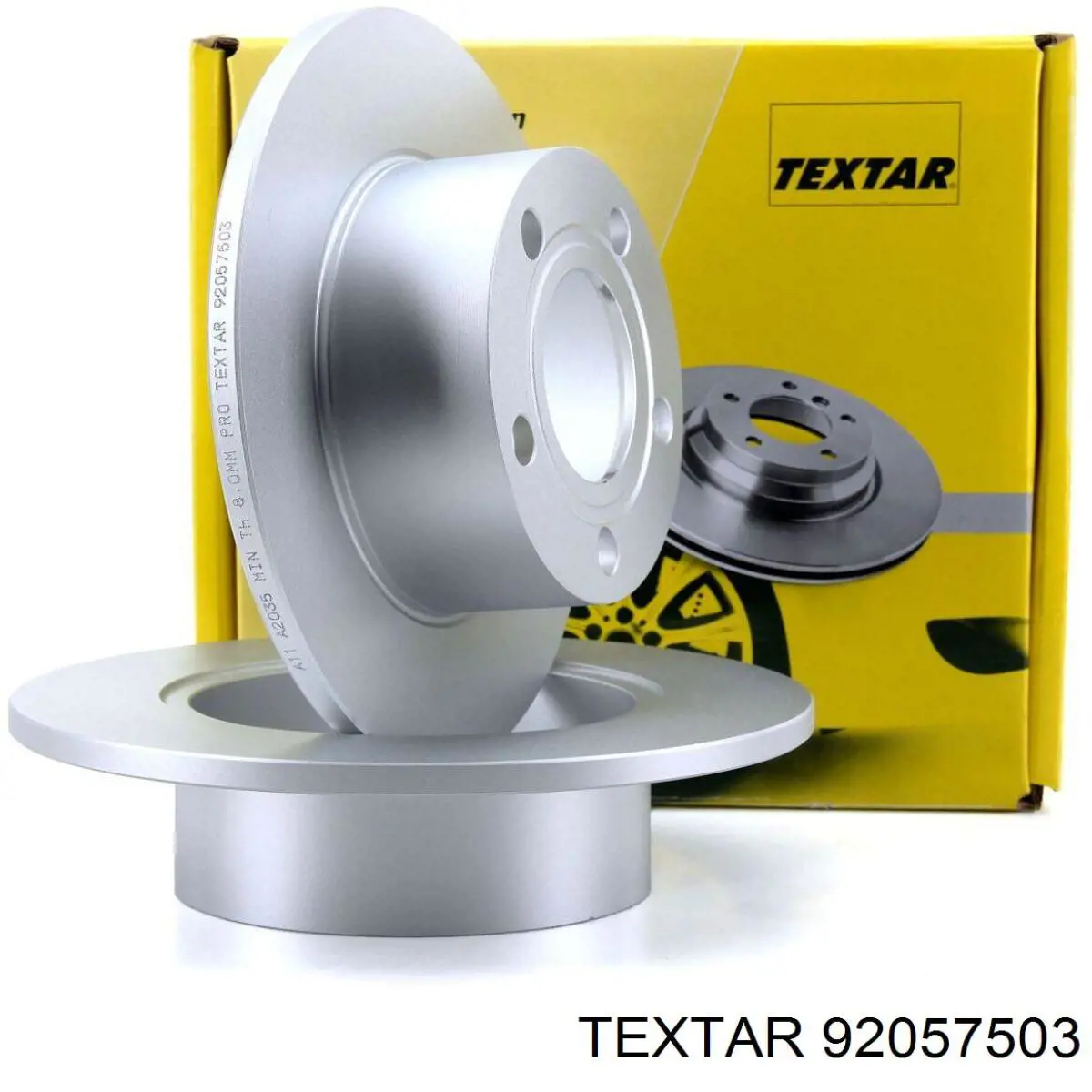 92057503 Textar диск гальмівний задній
