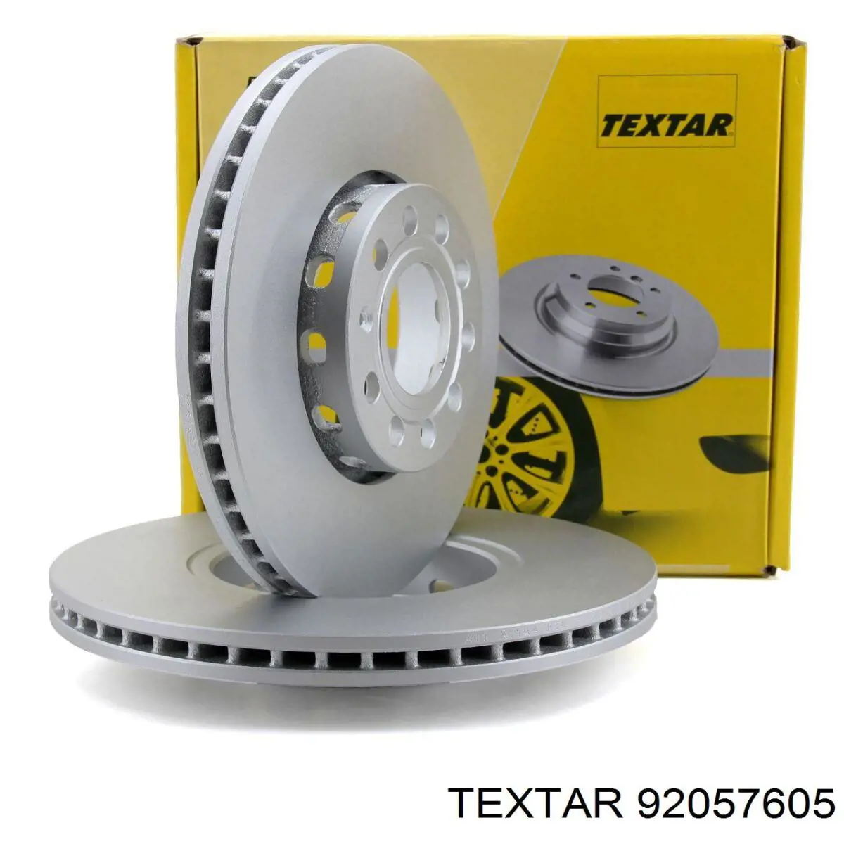 92057605 Textar диск гальмівний передній