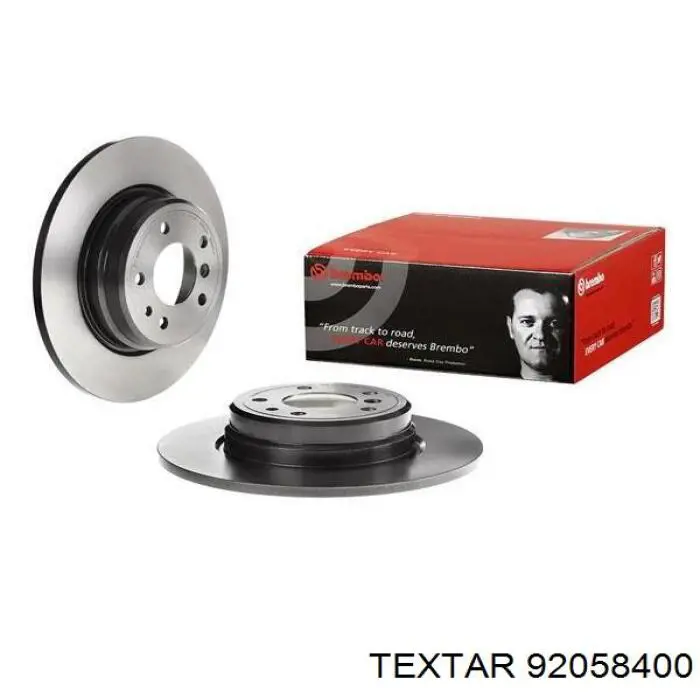 Купити 92058400 Textar Диск заднього гальма