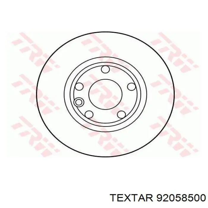 Купити 92058500 Textar Ротор гальмівний
