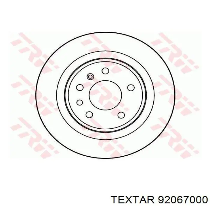 92067000 Textar Дискові гальма