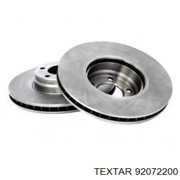 Диск переднього гальма Textar 92072200 ціна, від 98.10 USD