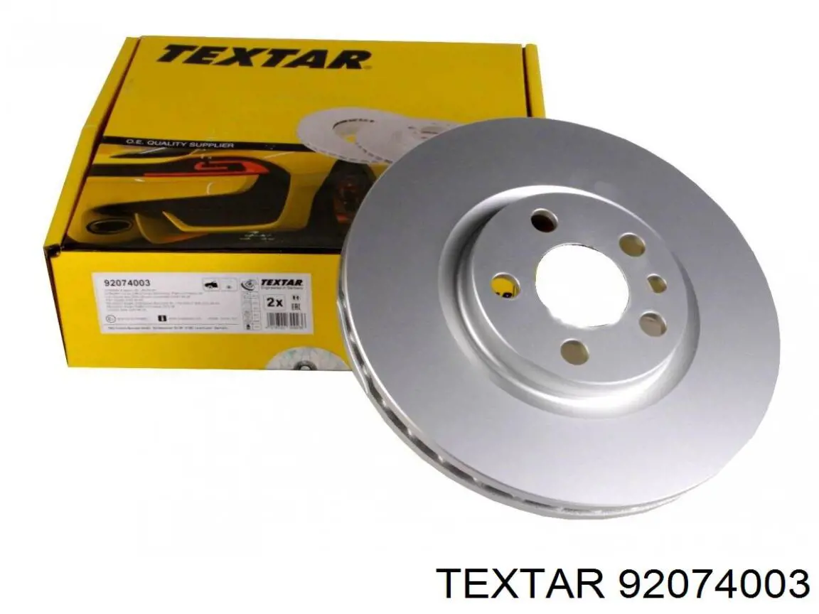 92074003 Textar диск гальмівний передній