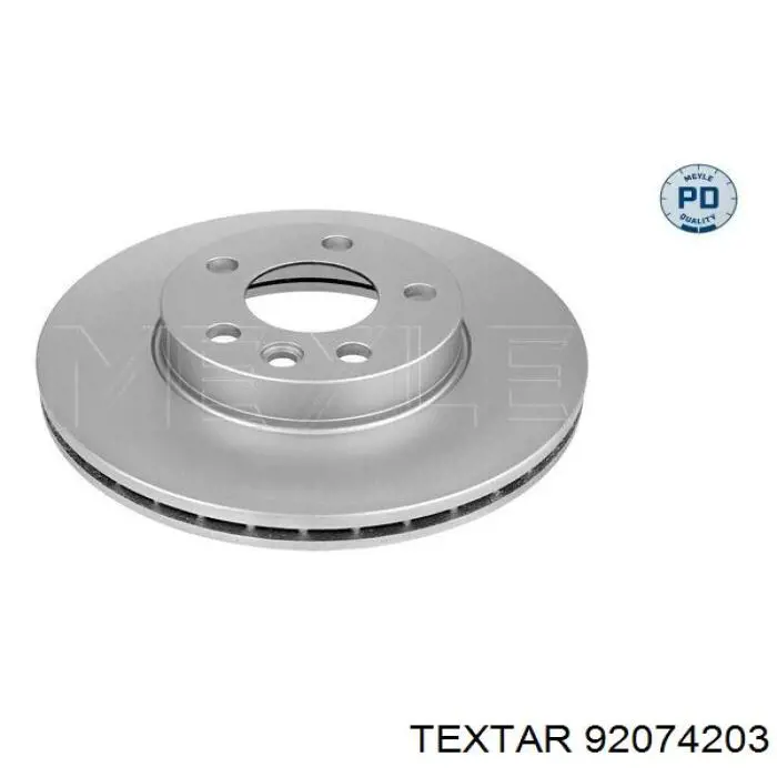 Диск переднього гальма Textar 92074203 ціна, від 43.63 USD