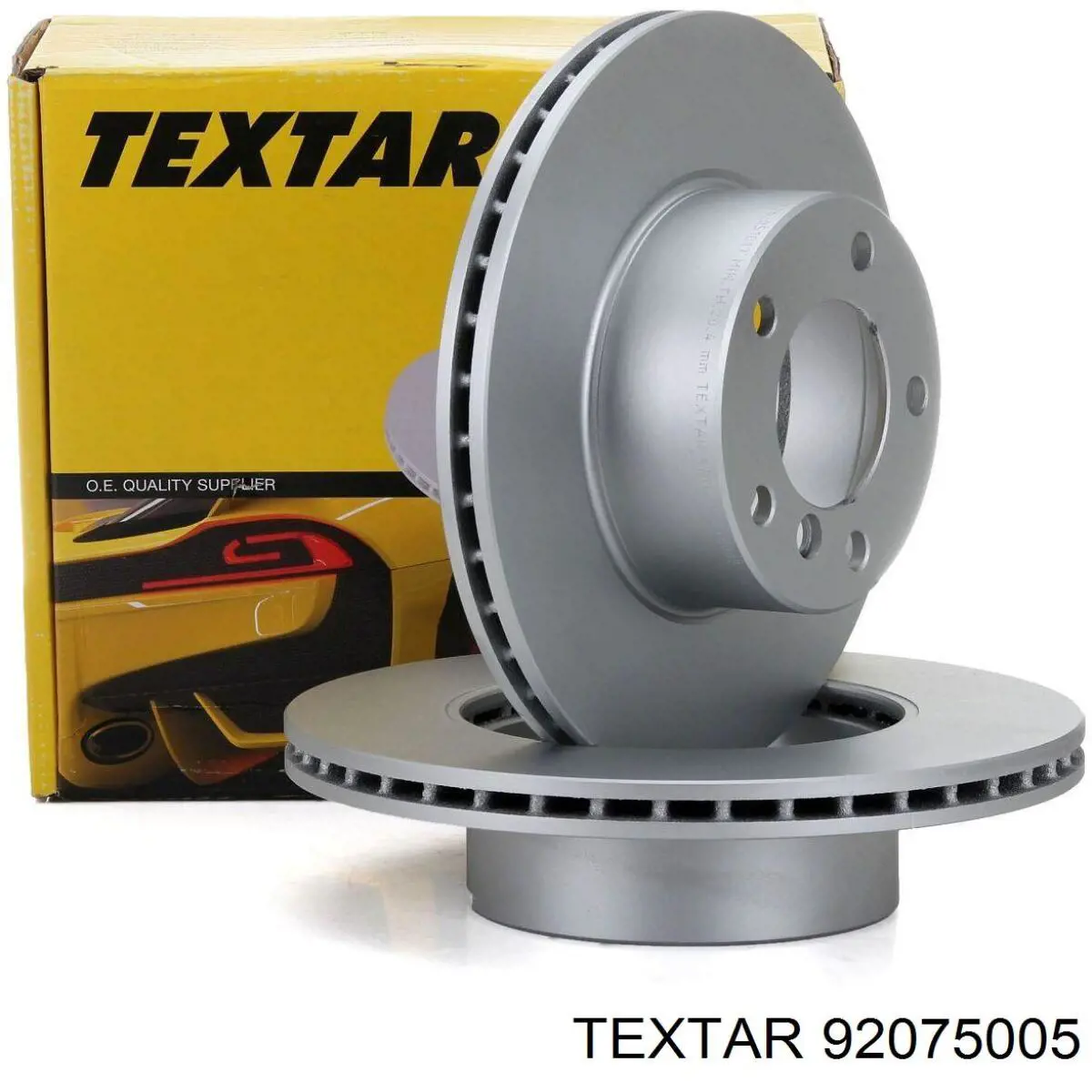 92075005 Textar диск гальмівний передній