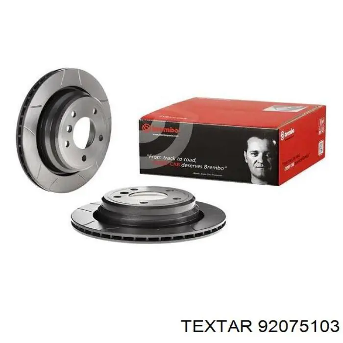 Купити 92075103 Textar Диск заднього гальма