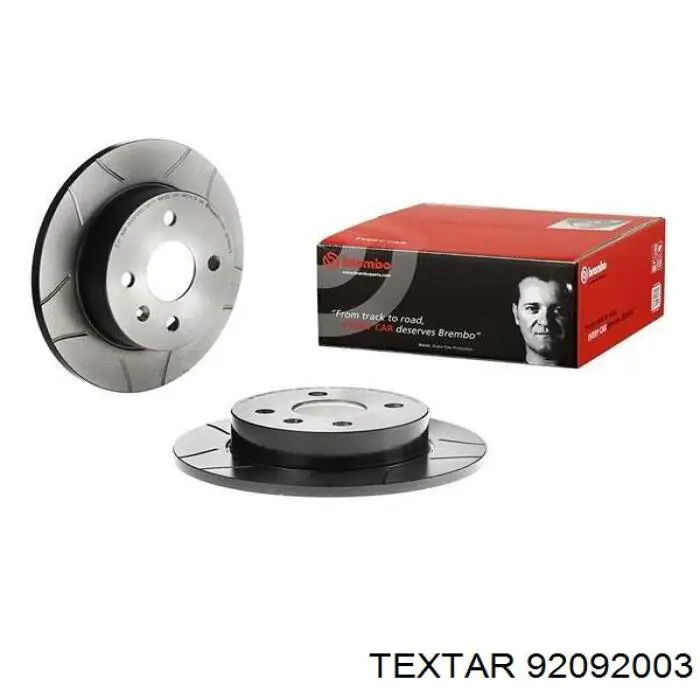 Купити 92092003 Textar Диск заднього гальма