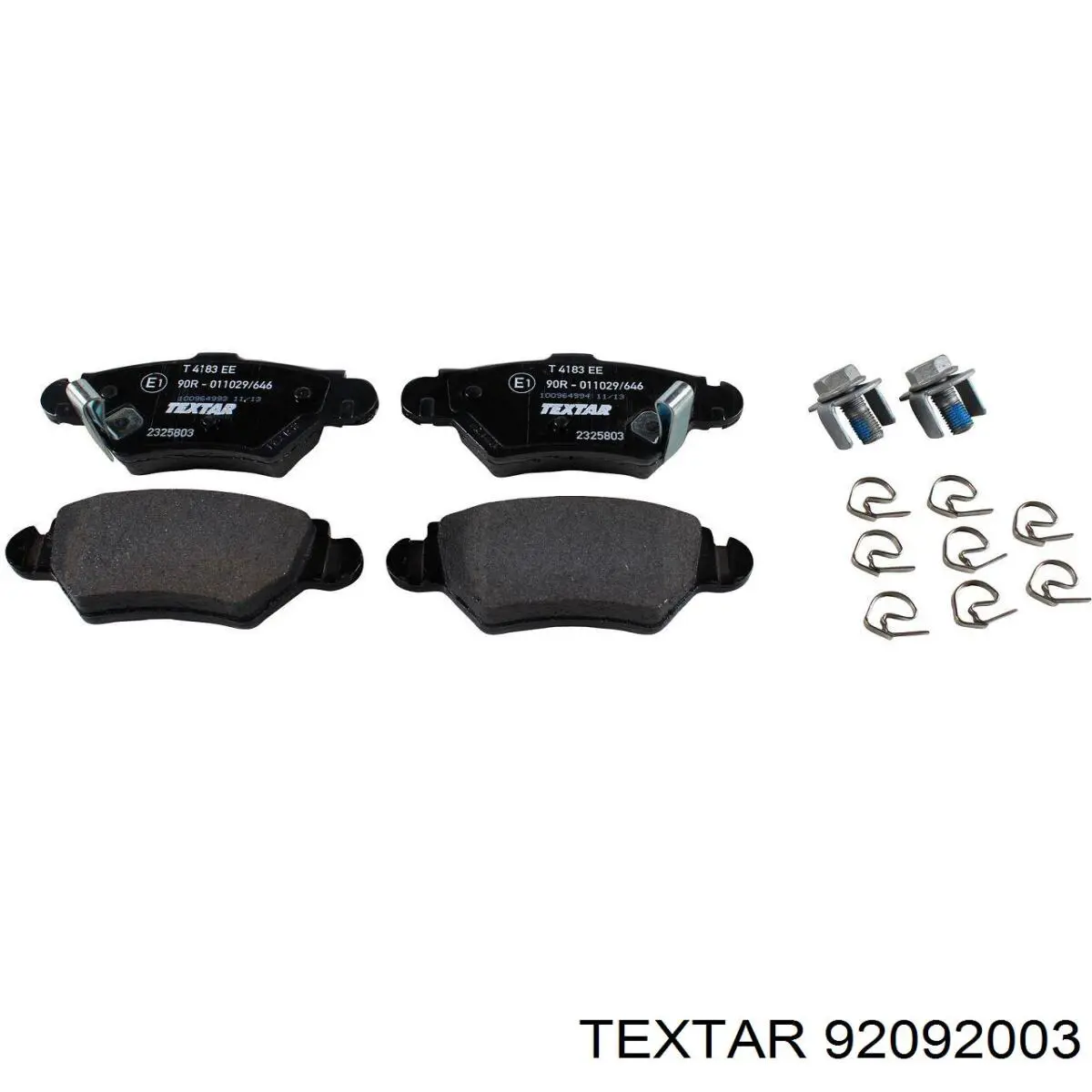 Купити 92092003 Textar Диск заднього гальма
