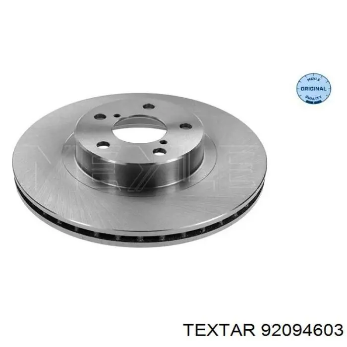 92094603 Textar диск гальмівний передній