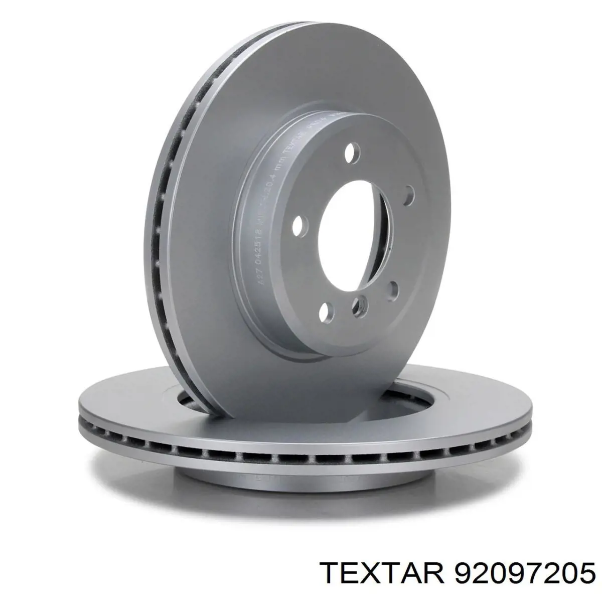 92097205 Textar диск гальмівний передній