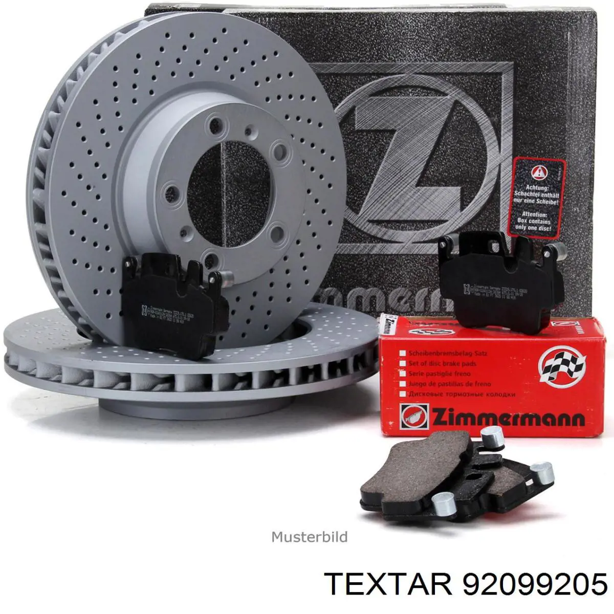 Диск переднього гальма Textar 92099205 ціна, від 71.92 USD