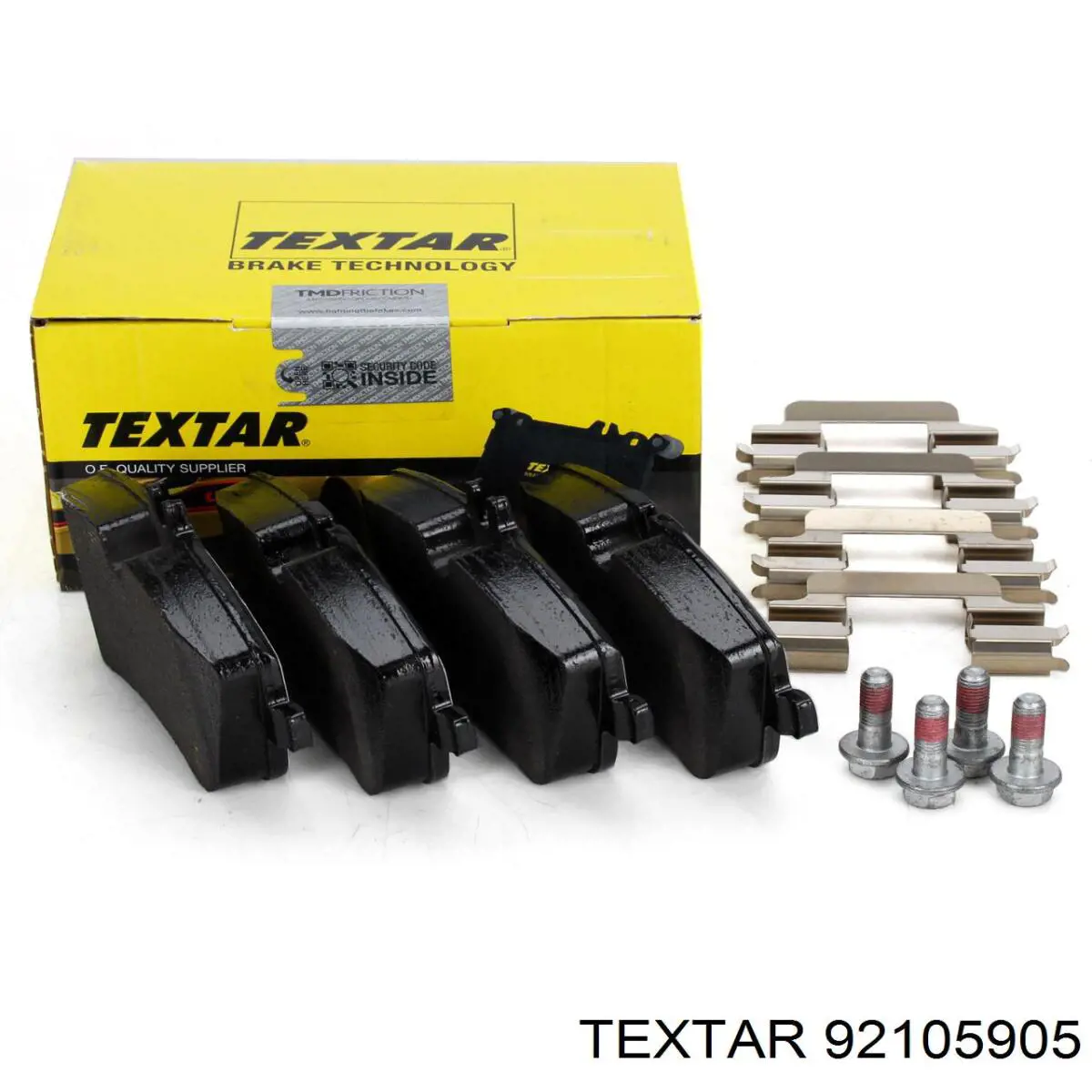 Диск гальмівний передній Textar 92105905