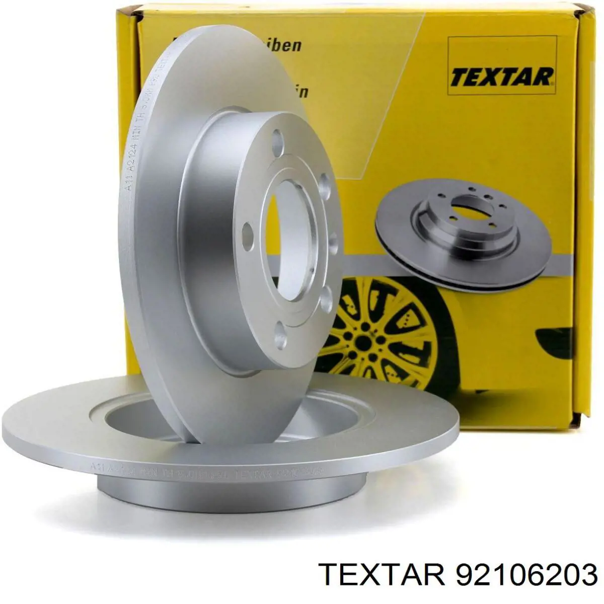 92106203 Textar диск гальмівний задній