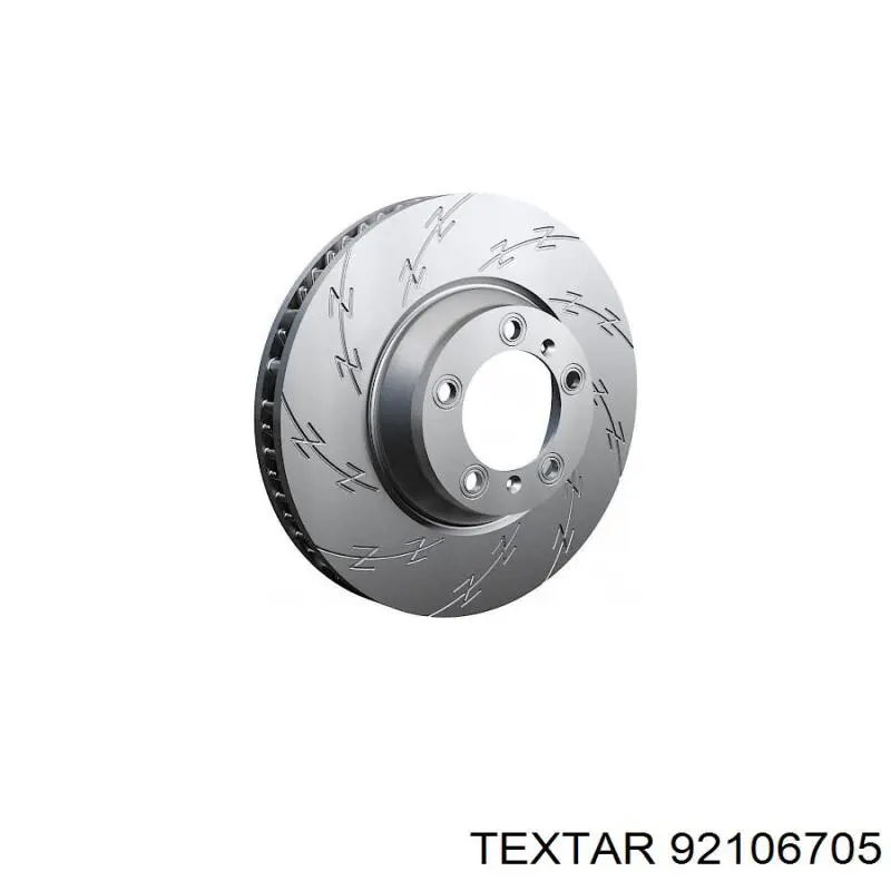 Диск переднього гальма Textar 92106705 ціна, від 51.33 USD