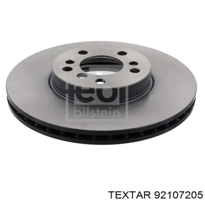 Диск переднього гальма Textar 92107205 ціна, від 72.59 USD