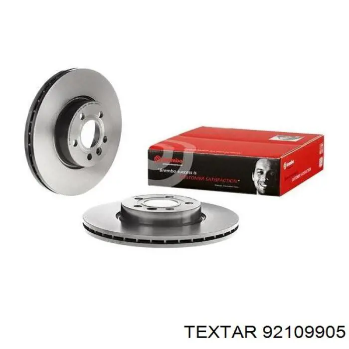 Диск переднього гальма Textar 92109905 ціна, від 53.28 USD