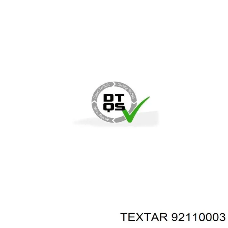 92110003 Textar Гальмо дискове переднє