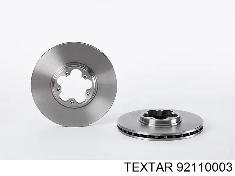 Диск гальмівний передній Textar 92110003