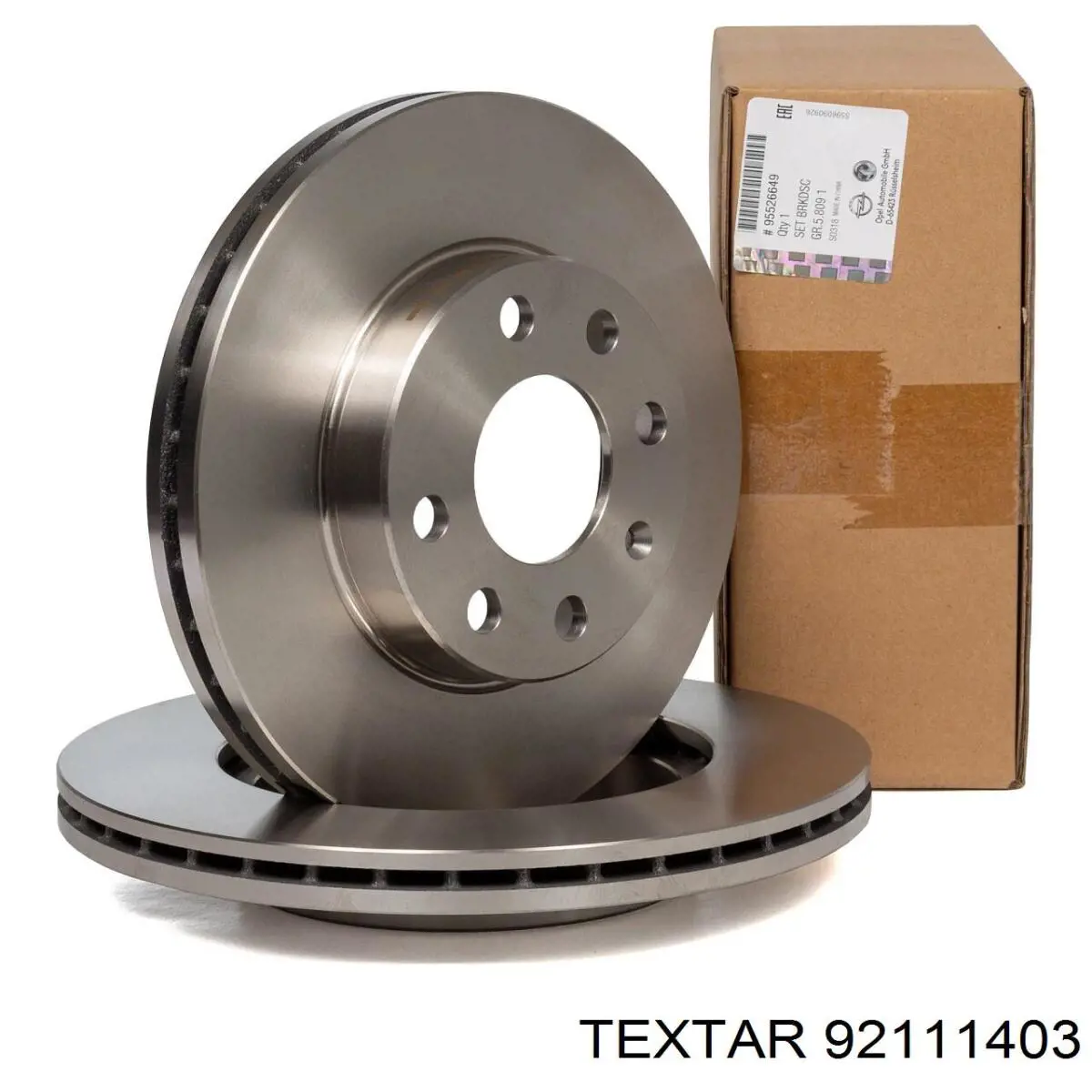 Диск переднього гальма Textar 92111403 ціна, від 26.31 USD