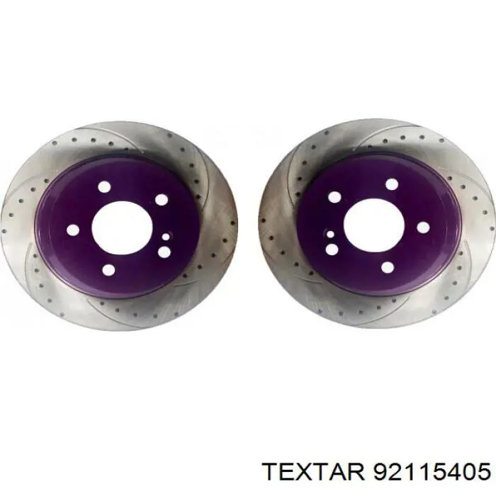 Диск гальмівний задній Textar 92115405