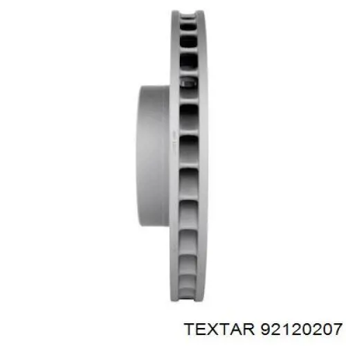 Диск гальмівний передній Textar 92120207