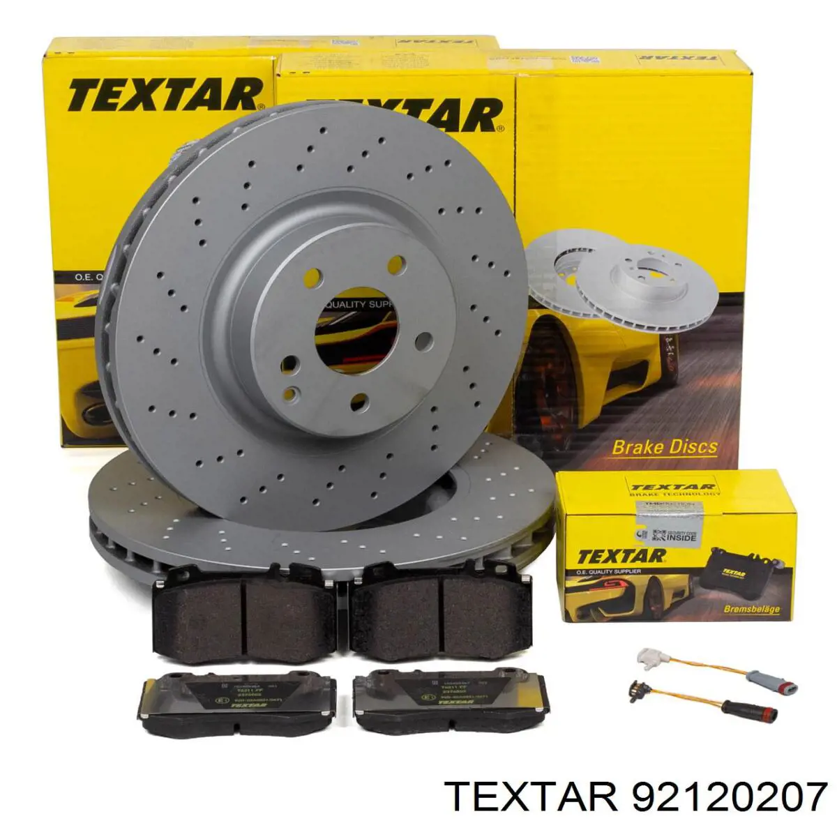 92120207 Textar Гальмо дискове переднє