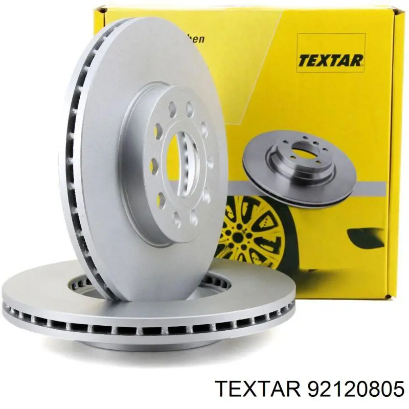 92120805 Textar диск гальмівний передній