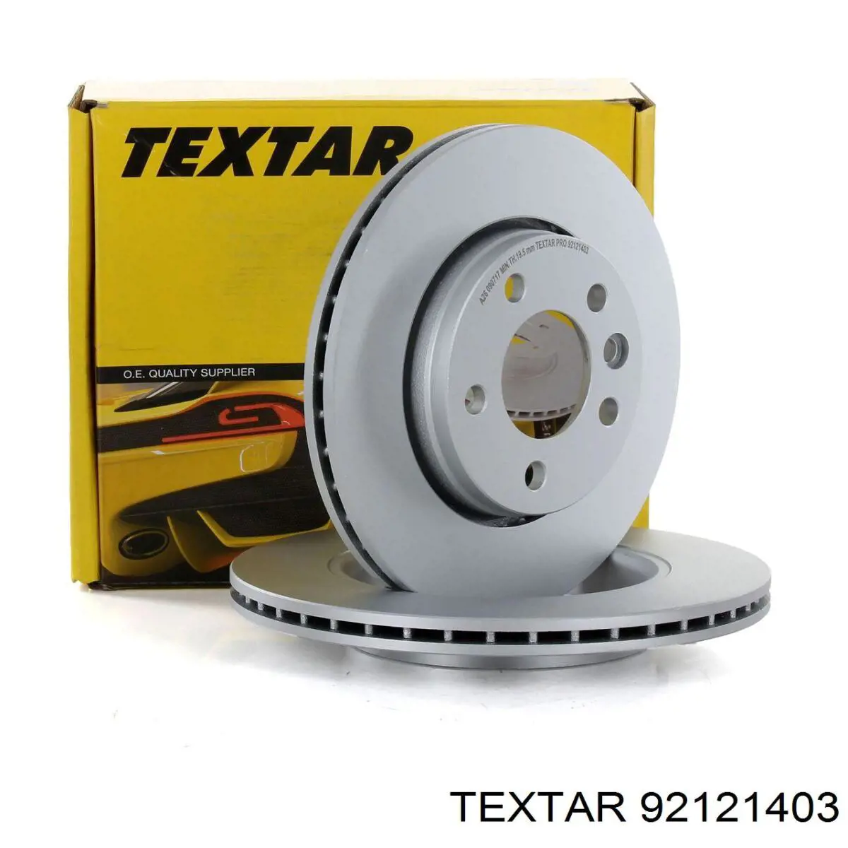 92121403 Textar диск гальмівний задній