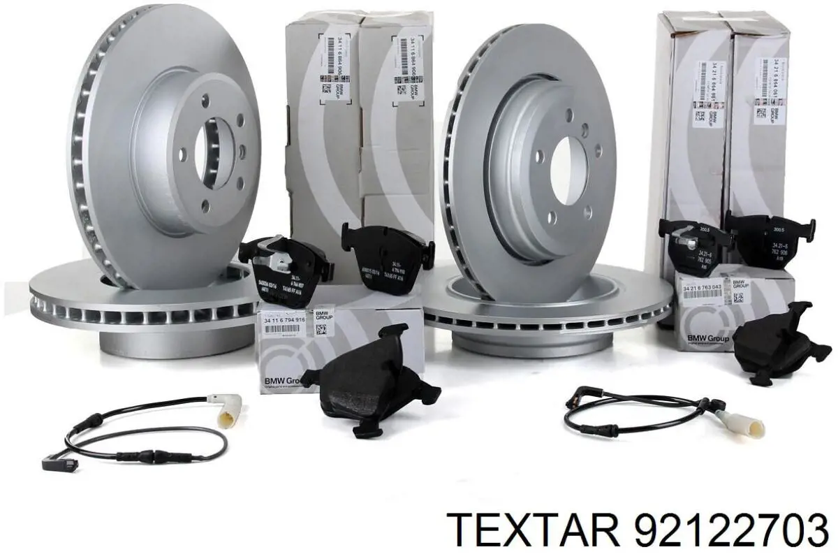 Задні дискові гальма Textar 92122703 ціна, від 57.92 USD