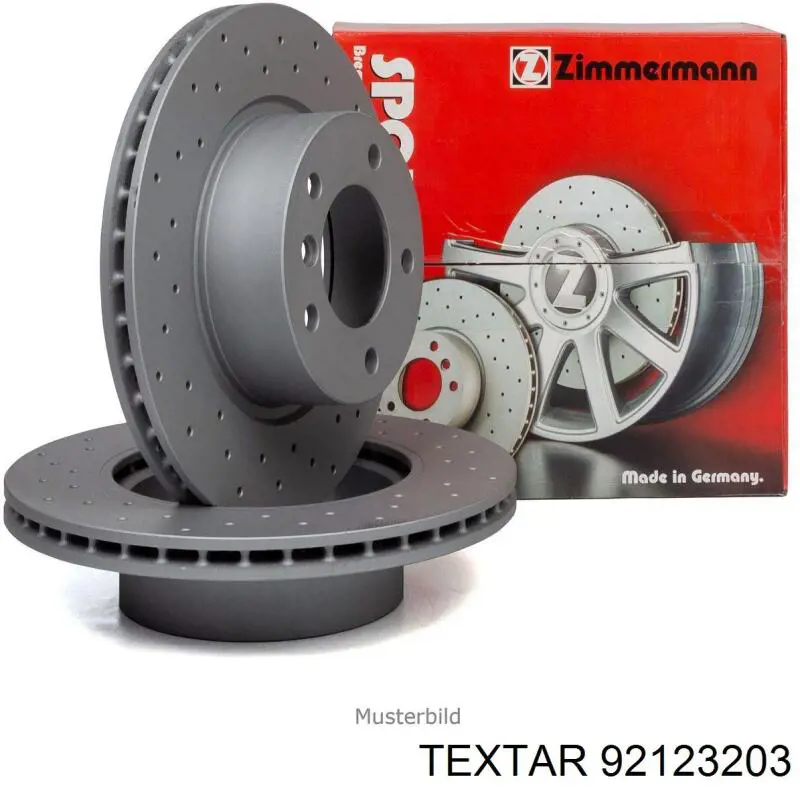 Гальмівні диски 92123203 Textar