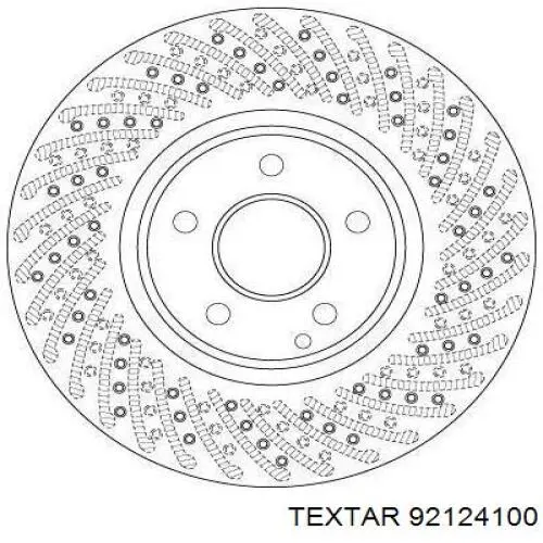 Диск переднього гальма Textar 92124100 ціна, від 92.38 USD