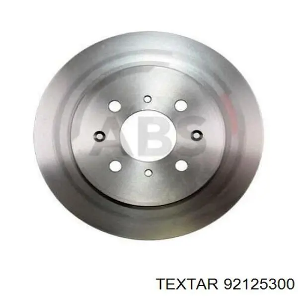 92125300 Textar диск гальмівний задній