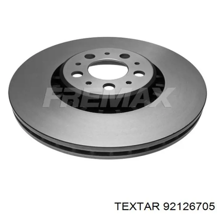 92126705 Textar Гальмо дискове переднє