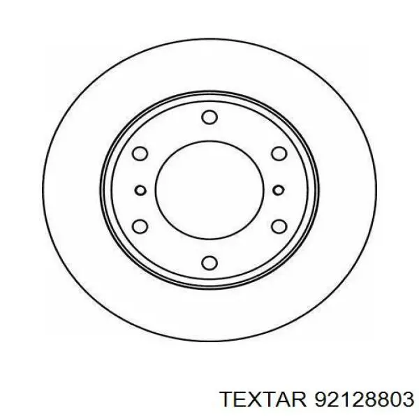Диск переднього гальма Textar 92128803 ціна, від 36.69 USD
