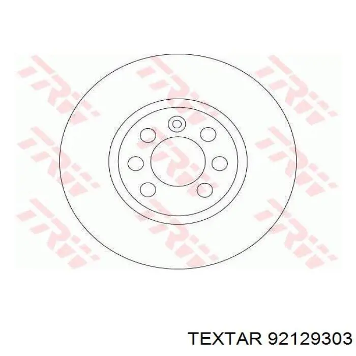 92129303 Textar Гальмо дискове переднє