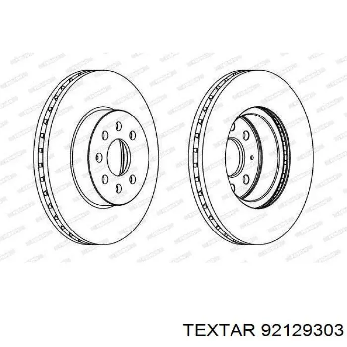 Купити 92129303 Textar Ротор гальмівний