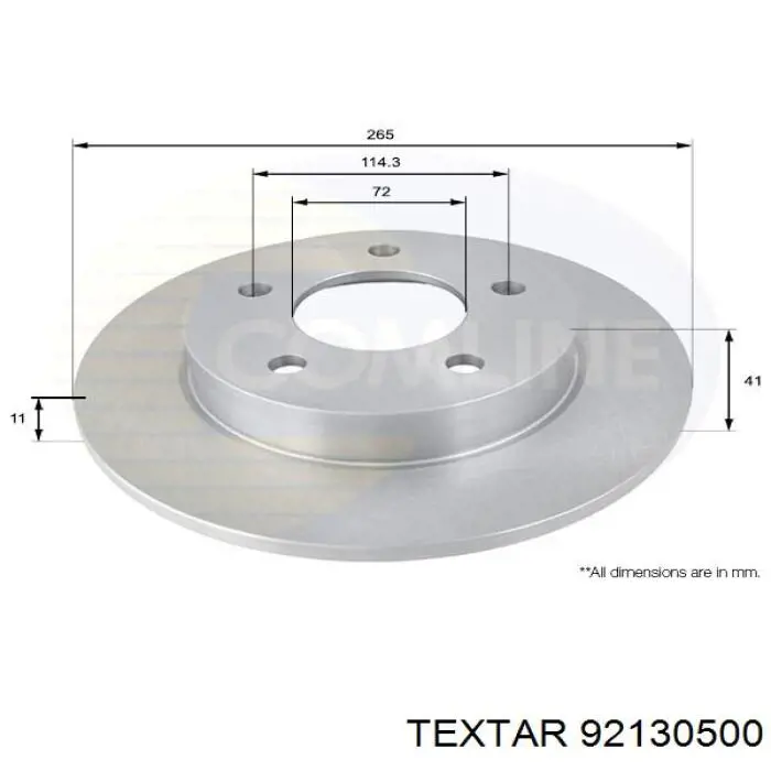 Задні дискові гальма Textar 92130500 ціна, від 29.75 USD