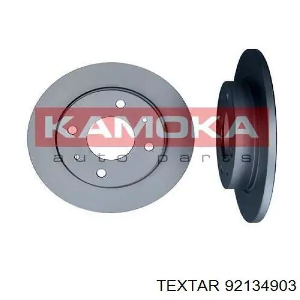 92134903 Textar диск гальмівний задній