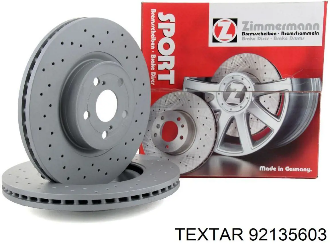 Диск переднього гальма Textar 92135603 ціна, від 45.01 USD
