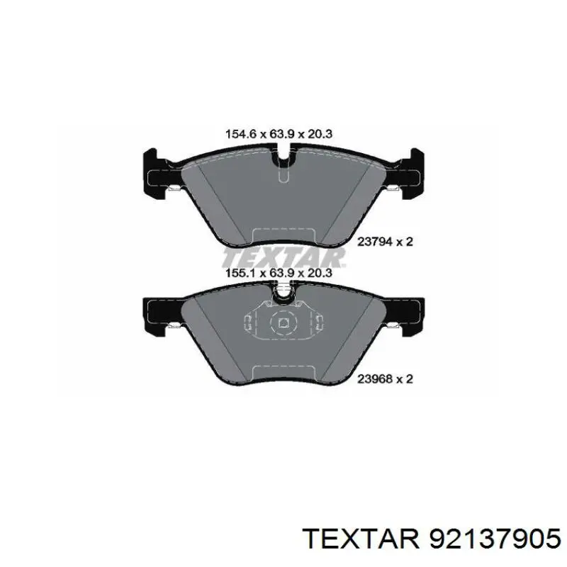 Купити 92137905 Textar Диск заднього гальма